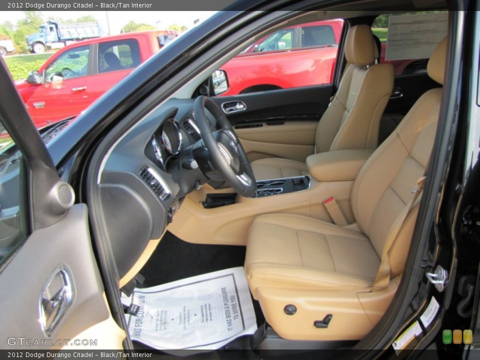 Black/Tan Interior Photo for the 2012 Dodge Durango Citadel #54628617