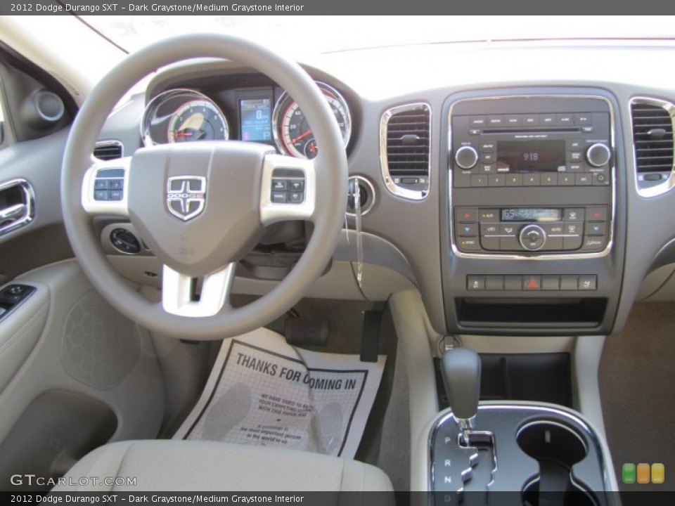 Dark Graystone/Medium Graystone Interior Dashboard for the 2012 Dodge Durango SXT #54628671