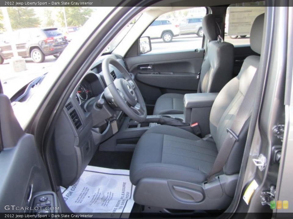 Dark Slate Gray Interior Photo for the 2012 Jeep Liberty Sport #54628899