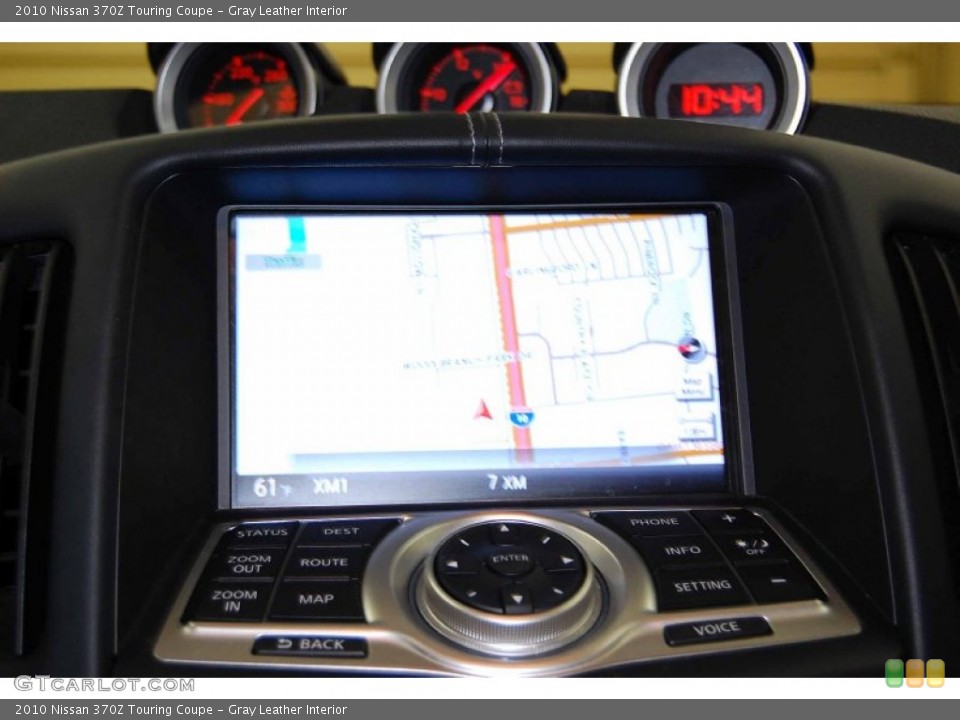Gray Leather Interior Navigation for the 2010 Nissan 370Z Touring Coupe #54629607