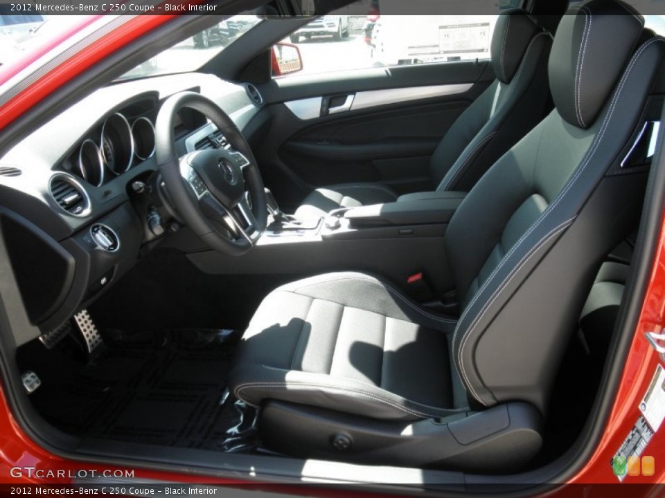 Black Interior Photo for the 2012 Mercedes-Benz C 250 Coupe #54629877