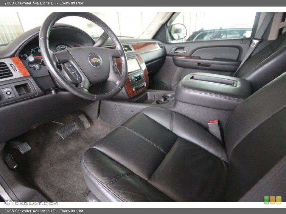 Ebony Interior Photo for the 2008 Chevrolet Avalanche LT #54631443