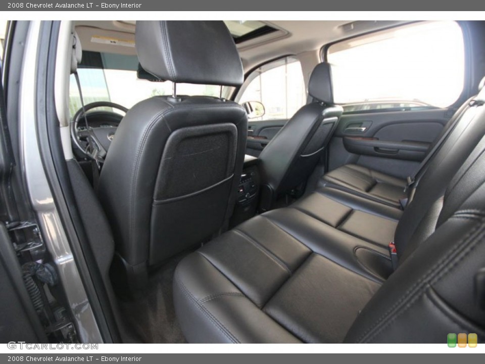 Ebony Interior Photo for the 2008 Chevrolet Avalanche LT #54631614