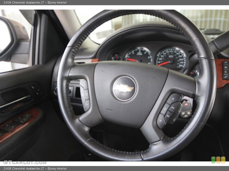 Ebony Interior Steering Wheel for the 2008 Chevrolet Avalanche LT #54631647