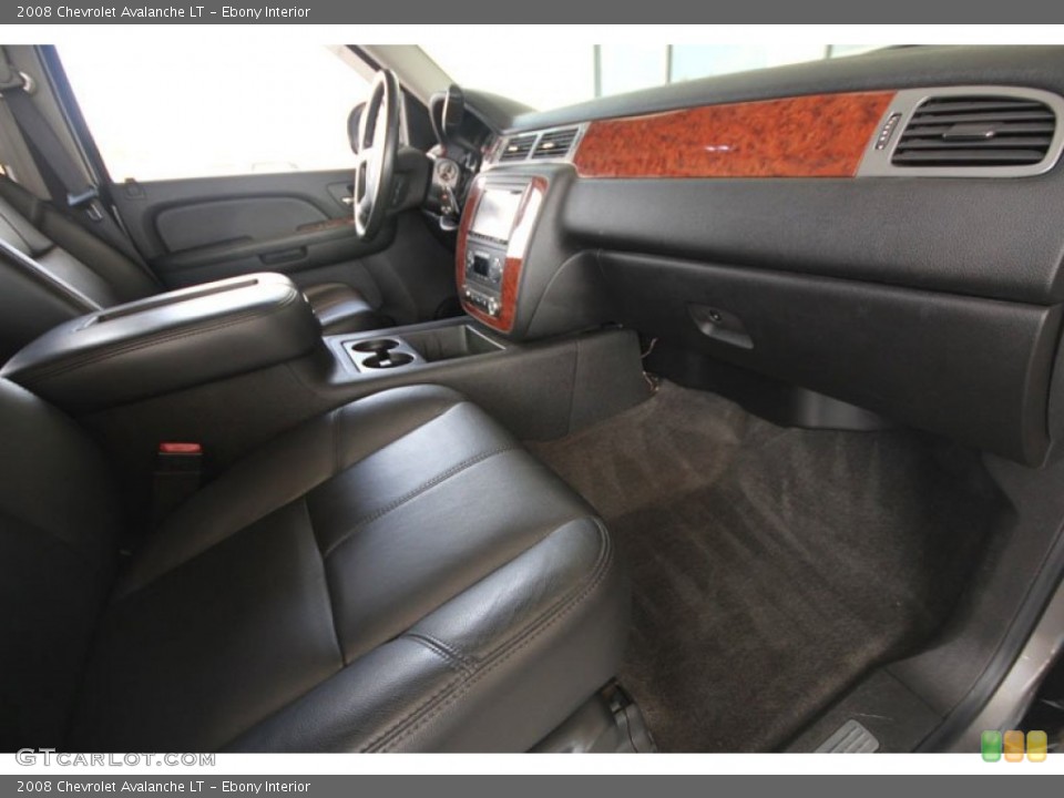 Ebony Interior Photo for the 2008 Chevrolet Avalanche LT #54631671
