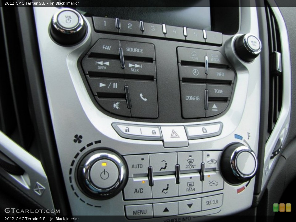 Jet Black Interior Controls for the 2012 GMC Terrain SLE #54631899