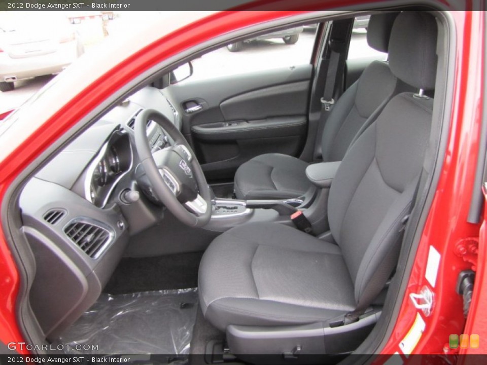Black Interior Photo for the 2012 Dodge Avenger SXT #54632022