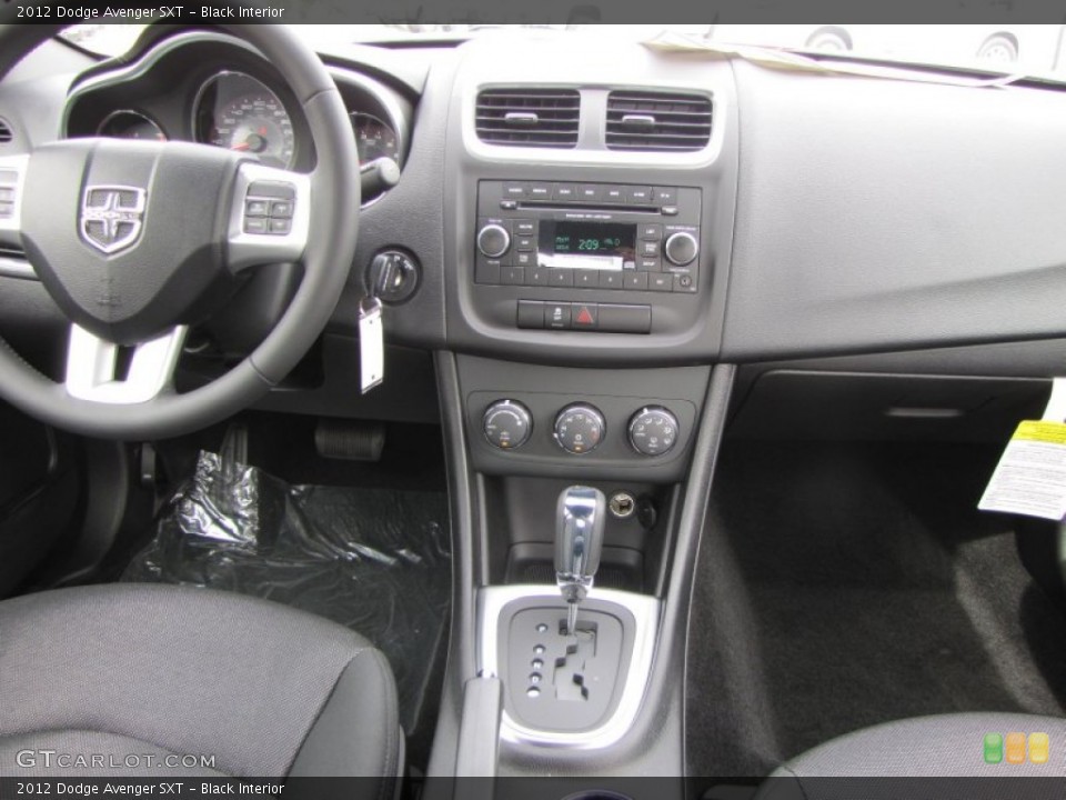 Black Interior Dashboard for the 2012 Dodge Avenger SXT #54632047