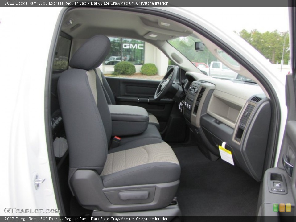 Dark Slate Gray/Medium Graystone Interior Photo for the 2012 Dodge Ram 1500 Express Regular Cab #54632208