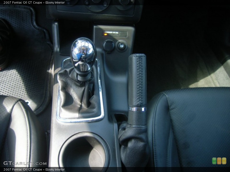 Ebony Interior Transmission for the 2007 Pontiac G6 GT Coupe #54632562