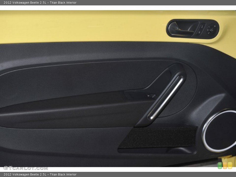 Titan Black Interior Door Panel for the 2012 Volkswagen Beetle 2.5L #54633604