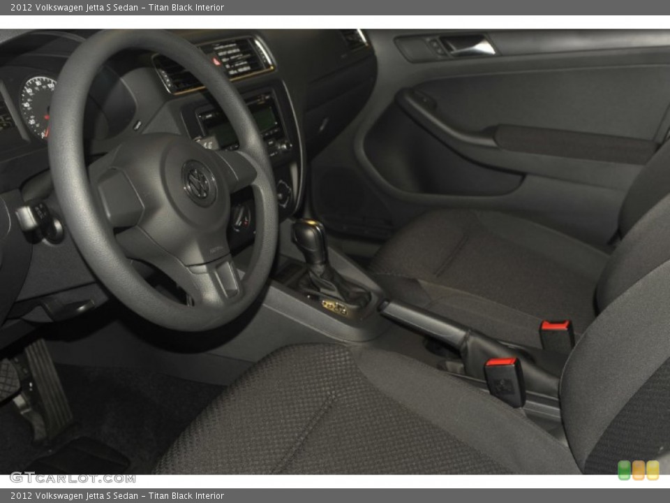 Titan Black Interior Photo for the 2012 Volkswagen Jetta S Sedan #54634311