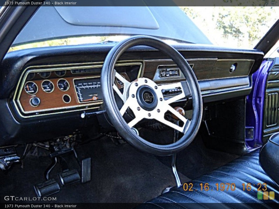 Black Interior Photo for the 1973 Plymouth Duster 340 #54635042