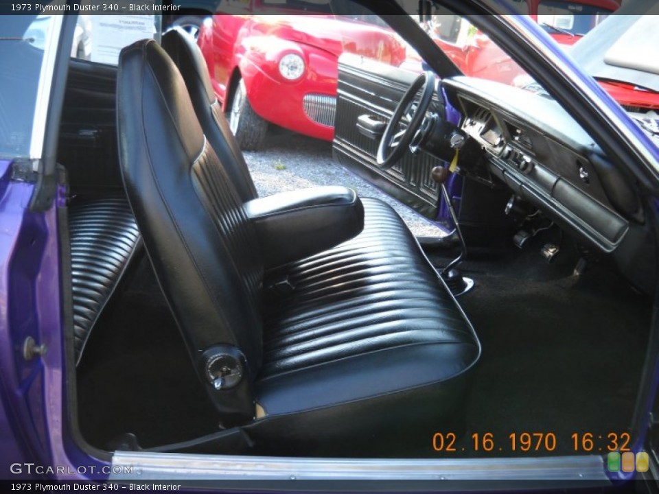 Black Interior Photo for the 1973 Plymouth Duster 340 #54635316