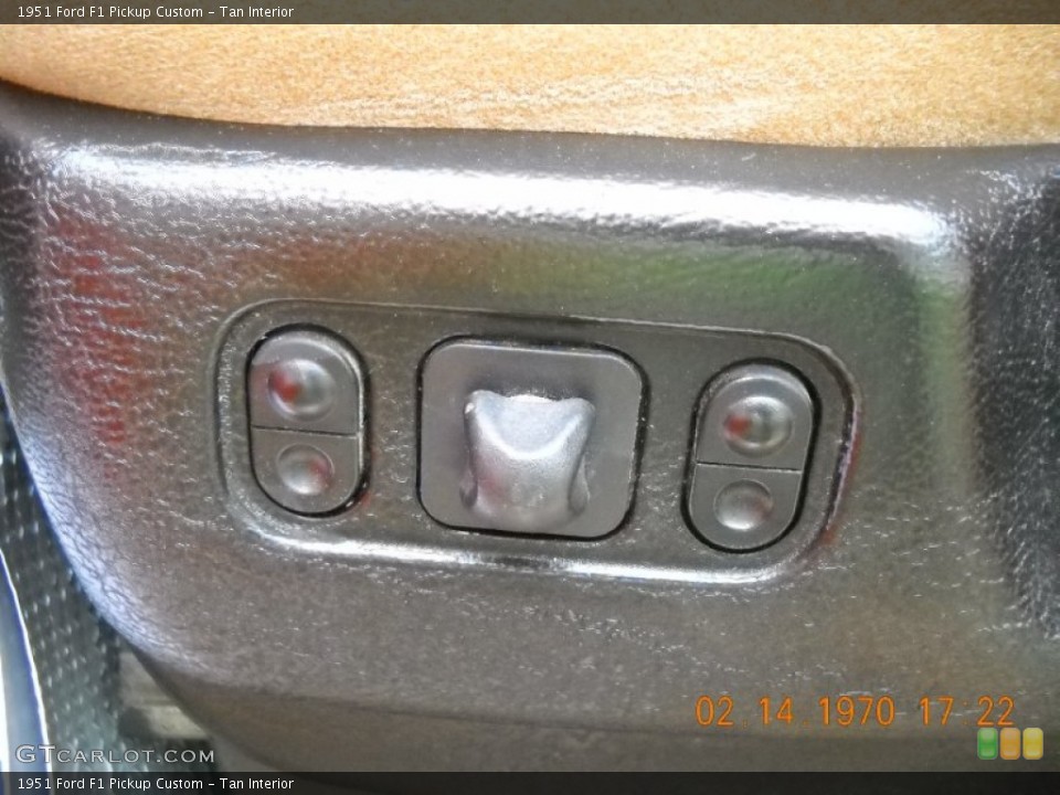 Tan Interior Controls for the 1951 Ford F1 Pickup Custom #54635673