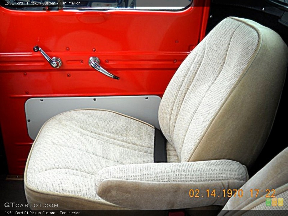 Tan Interior Photo for the 1951 Ford F1 Pickup Custom #54635742