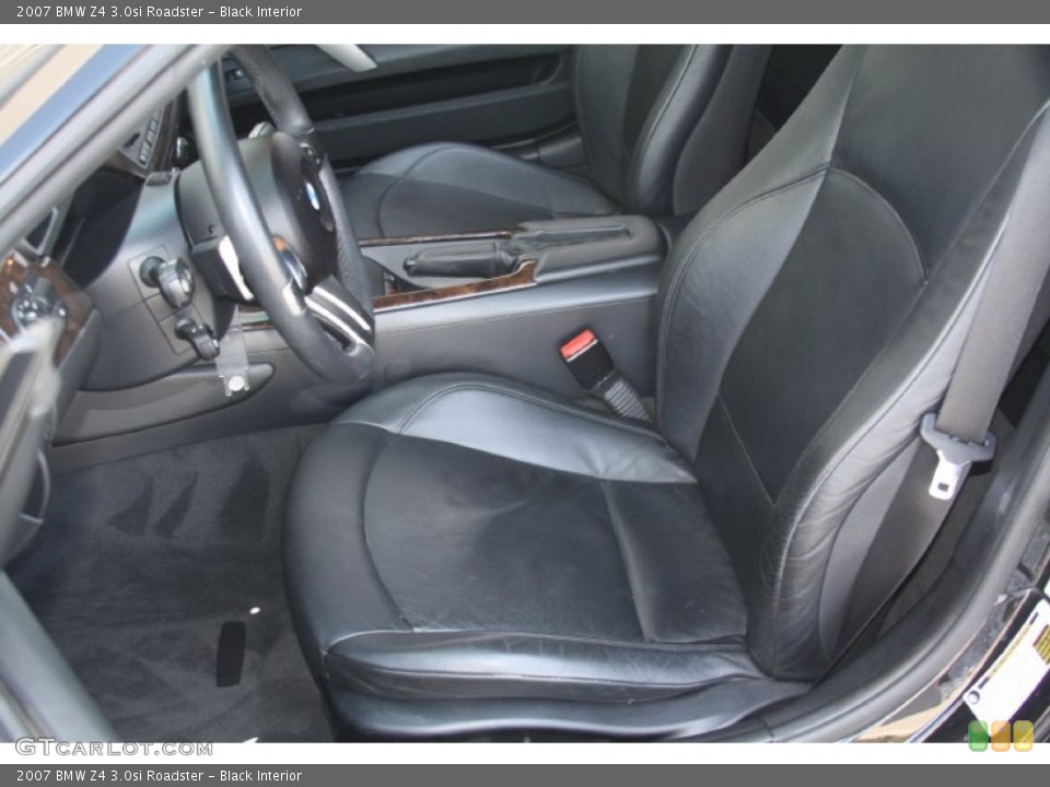 Black Interior Photo for the 2007 BMW Z4 3.0si Roadster #54636729