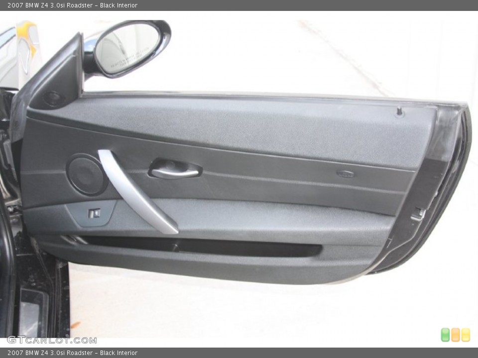 Black Interior Door Panel for the 2007 BMW Z4 3.0si Roadster #54636798