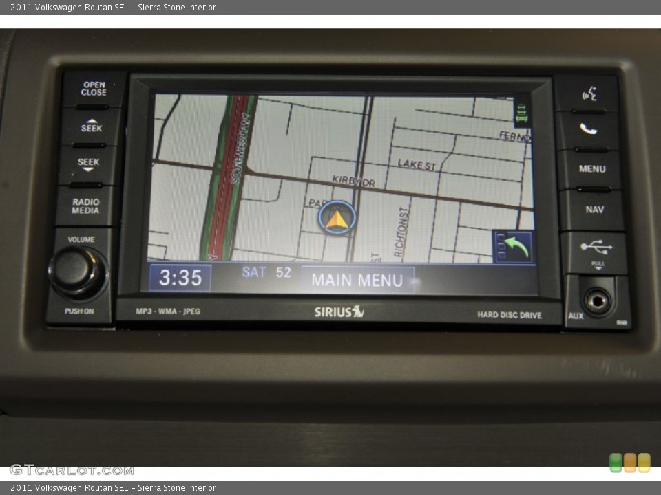 Sierra Stone Interior Navigation for the 2011 Volkswagen Routan SEL #54636879
