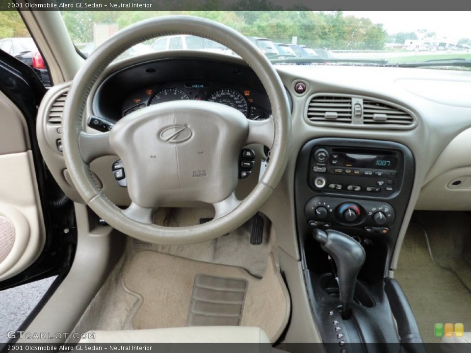 Neutral Interior Dashboard for the 2001 Oldsmobile Alero GL Sedan #54637617