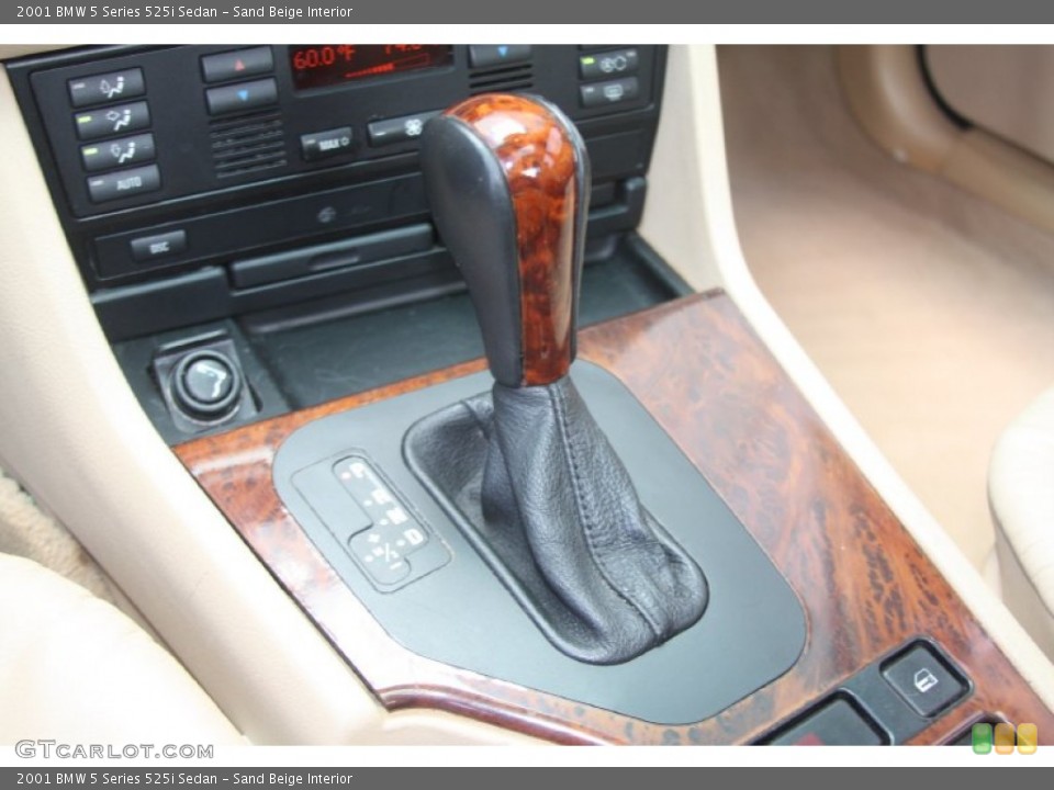 Sand Beige Interior Transmission for the 2001 BMW 5 Series 525i Sedan #54638157