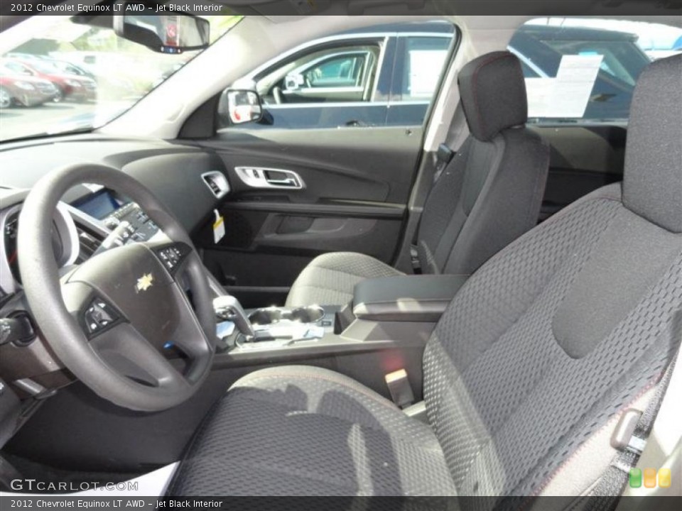 Jet Black Interior Photo for the 2012 Chevrolet Equinox LT AWD #54638961