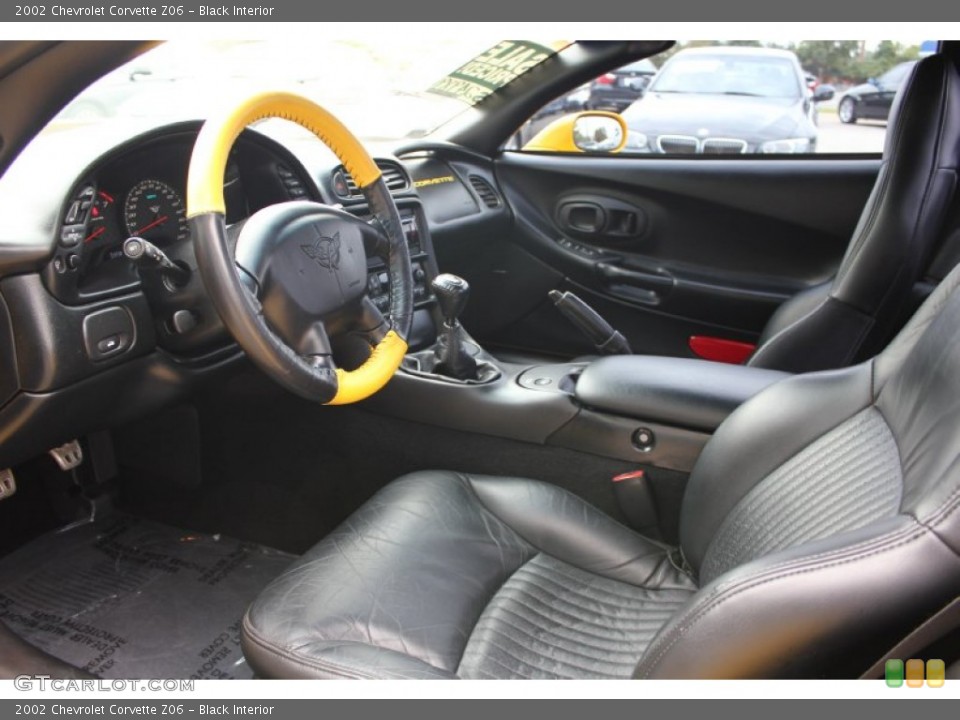 Black Interior Photo for the 2002 Chevrolet Corvette Z06 #54639480