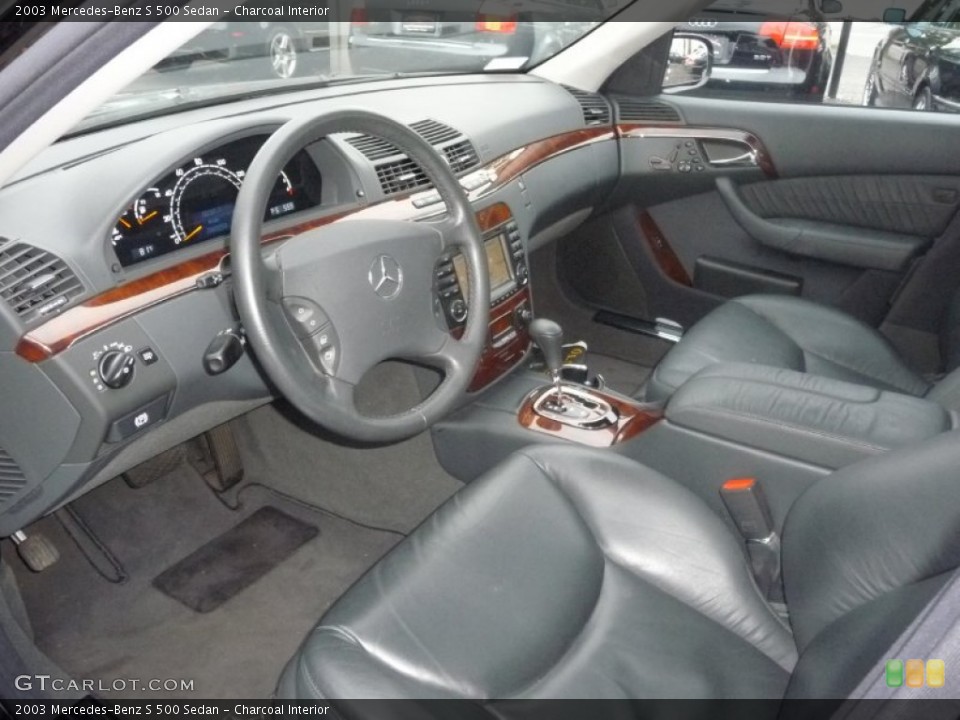 Charcoal Interior Photo for the 2003 Mercedes-Benz S 500 Sedan #54639885