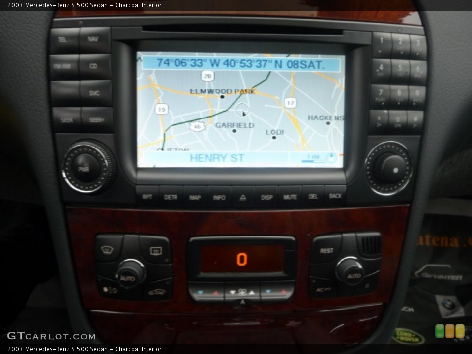 Charcoal Interior Navigation for the 2003 Mercedes-Benz S 500 Sedan #54639909