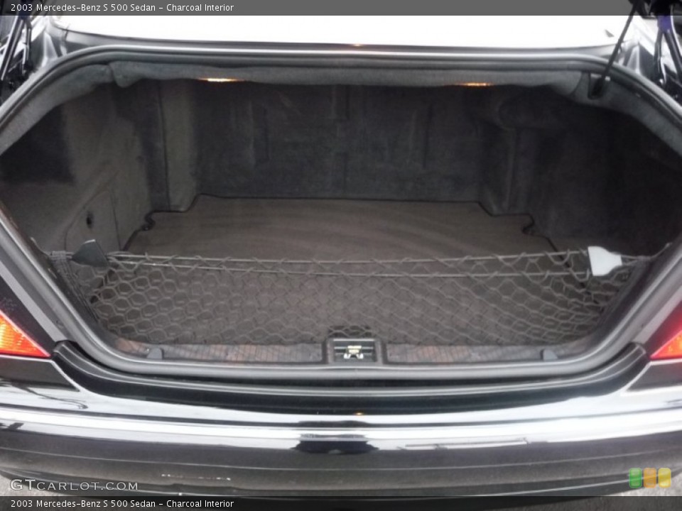 Charcoal Interior Trunk for the 2003 Mercedes-Benz S 500 Sedan #54639975