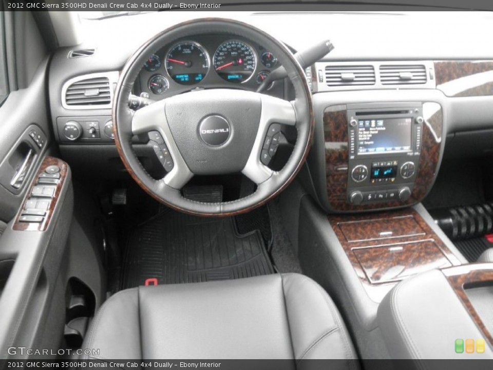 Ebony Interior Dashboard for the 2012 GMC Sierra 3500HD Denali Crew Cab 4x4 Dually #54640116