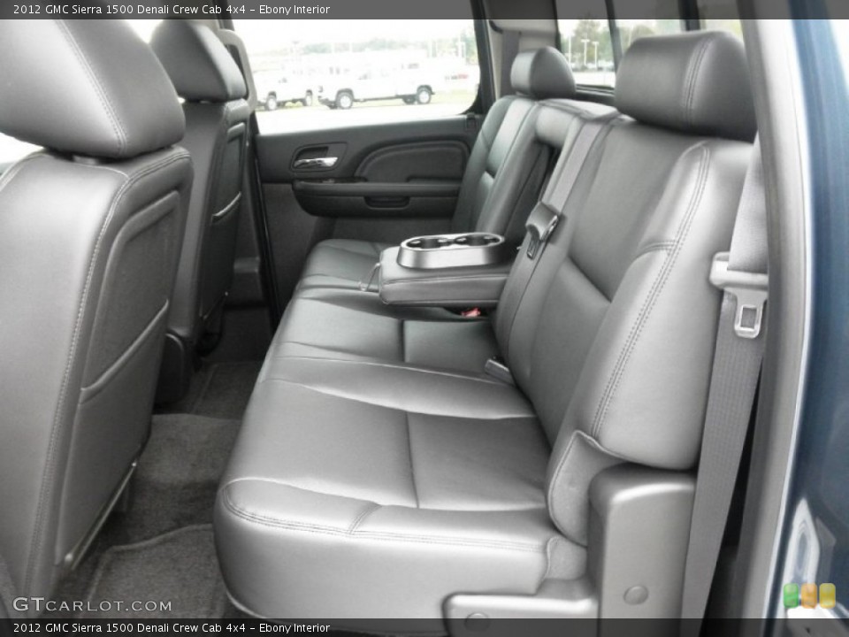 Ebony Interior Photo for the 2012 GMC Sierra 1500 Denali Crew Cab 4x4 #54640360