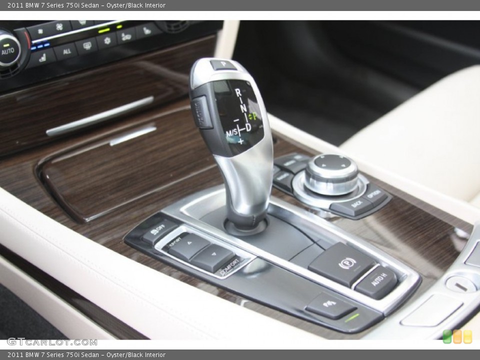 Oyster/Black Interior Transmission for the 2011 BMW 7 Series 750i Sedan #54641925