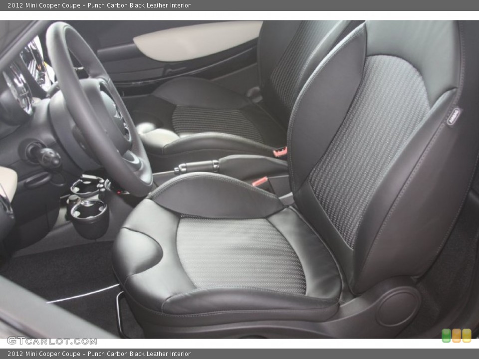 Punch Carbon Black Leather Interior Photo for the 2012 Mini Cooper Coupe #54642312