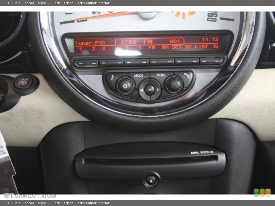 Punch Carbon Black Leather Interior Controls for the 2012 Mini Cooper Coupe #54642348