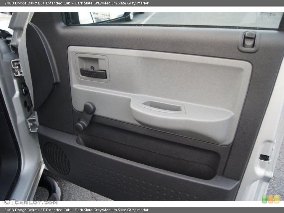 Dark Slate Gray/Medium Slate Gray Interior Door Panel for the 2008 Dodge Dakota ST Extended Cab #54642585