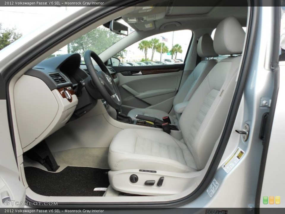 Moonrock Gray Interior Photo for the 2012 Volkswagen Passat V6 SEL #54643185