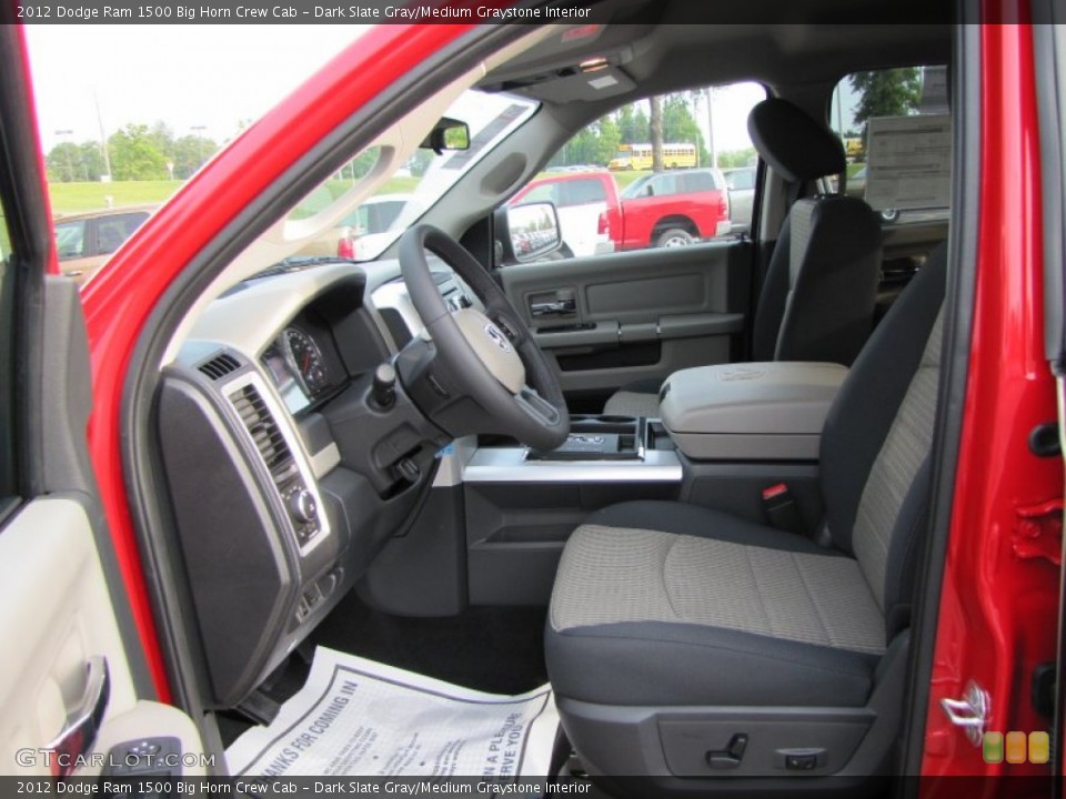 Dark Slate Gray/Medium Graystone Interior Photo for the 2012 Dodge Ram 1500 Big Horn Crew Cab #54643731