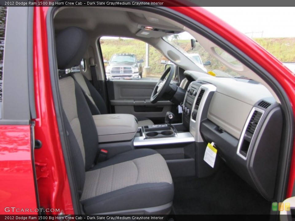 Dark Slate Gray/Medium Graystone Interior Photo for the 2012 Dodge Ram 1500 Big Horn Crew Cab #54643749