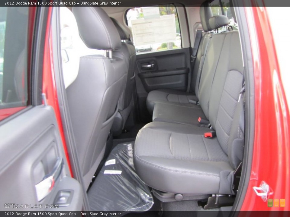 Dark Slate Gray Interior Photo for the 2012 Dodge Ram 1500 Sport Quad Cab #54644089