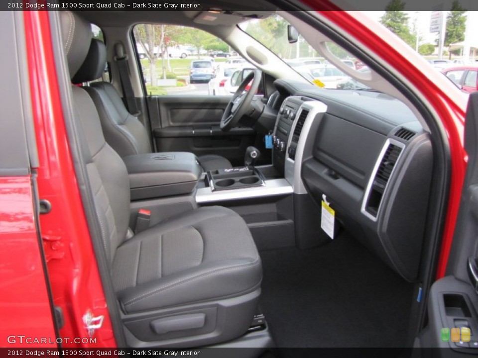 Dark Slate Gray Interior Photo for the 2012 Dodge Ram 1500 Sport Quad Cab #54644099