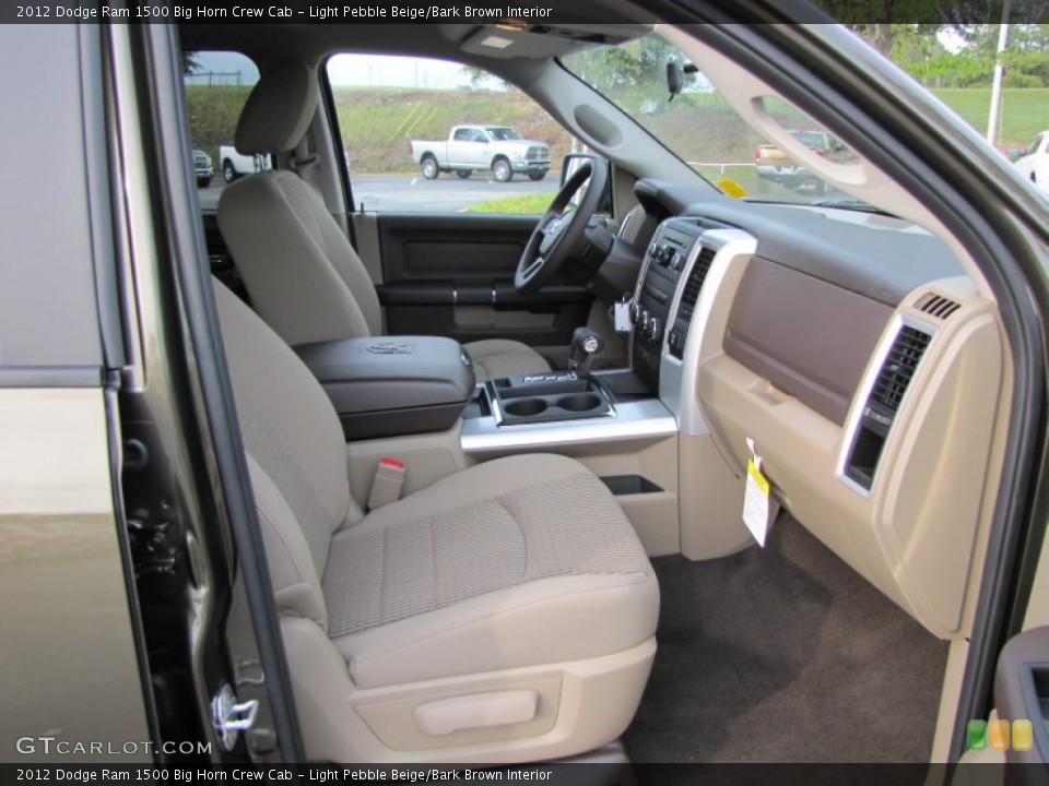 Light Pebble Beige/Bark Brown Interior Photo for the 2012 Dodge Ram 1500 Big Horn Crew Cab #54644217