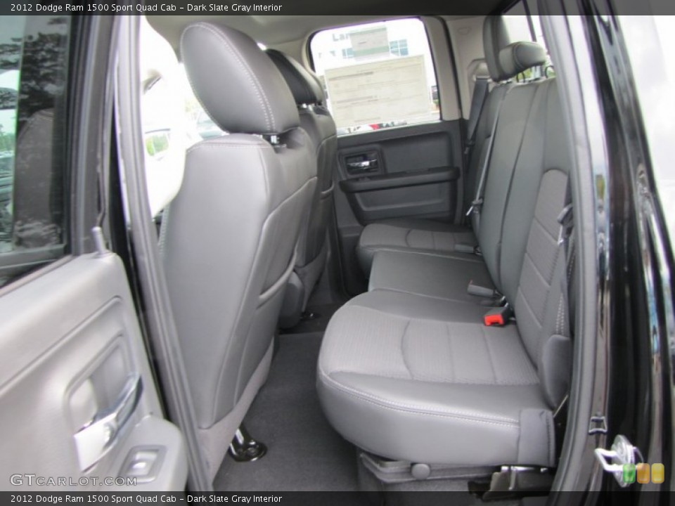Dark Slate Gray Interior Photo for the 2012 Dodge Ram 1500 Sport Quad Cab #54644451
