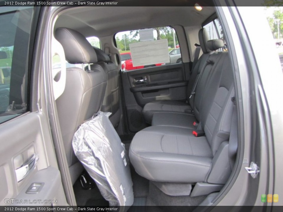 Dark Slate Gray Interior Photo for the 2012 Dodge Ram 1500 Sport Crew Cab #54644568