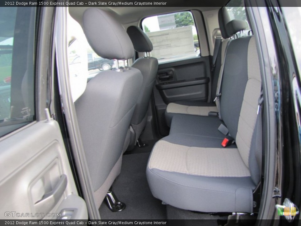 Dark Slate Gray/Medium Graystone Interior Photo for the 2012 Dodge Ram 1500 Express Quad Cab #54644693