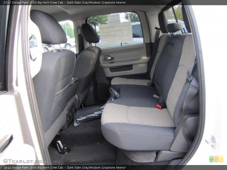 Dark Slate Gray/Medium Graystone Interior Photo for the 2012 Dodge Ram 1500 Big Horn Crew Cab #54644922
