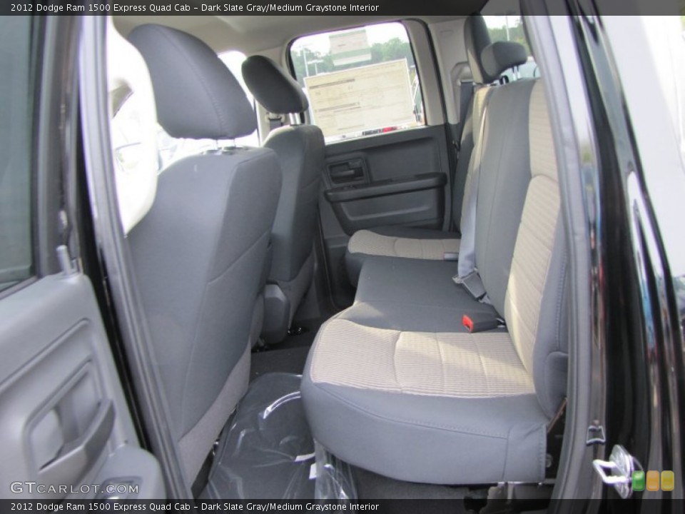 Dark Slate Gray/Medium Graystone Interior Photo for the 2012 Dodge Ram 1500 Express Quad Cab #54645156