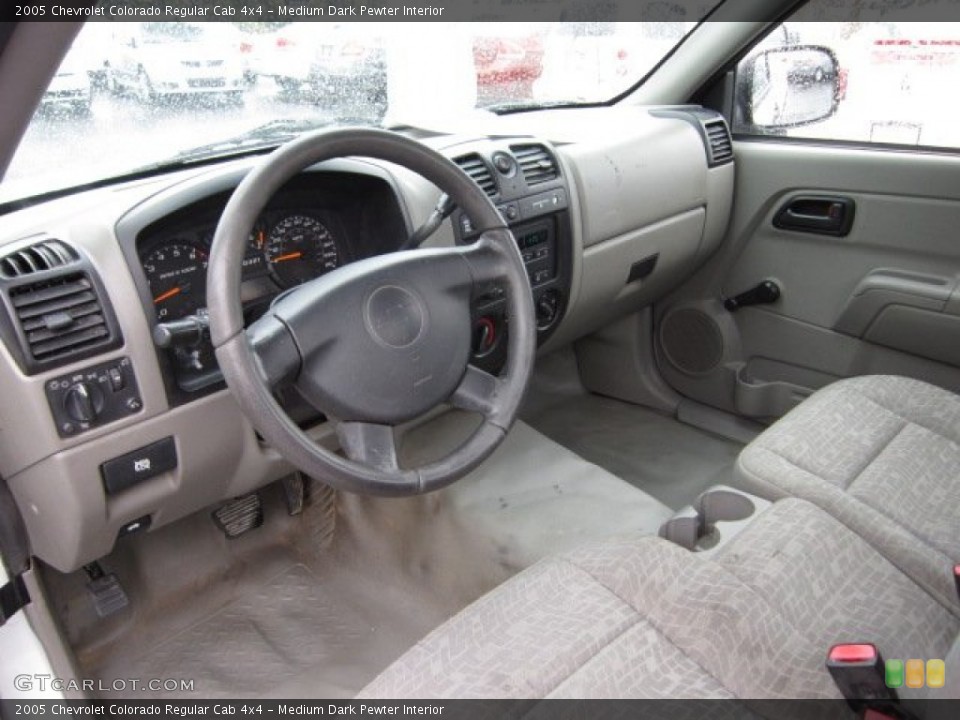 Medium Dark Pewter Interior Prime Interior for the 2005 Chevrolet Colorado Regular Cab 4x4 #54645957