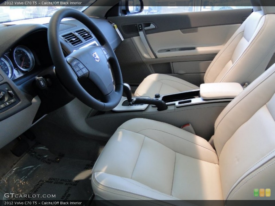 Calcite/Off Black Interior Photo for the 2012 Volvo C70 T5 #54647811