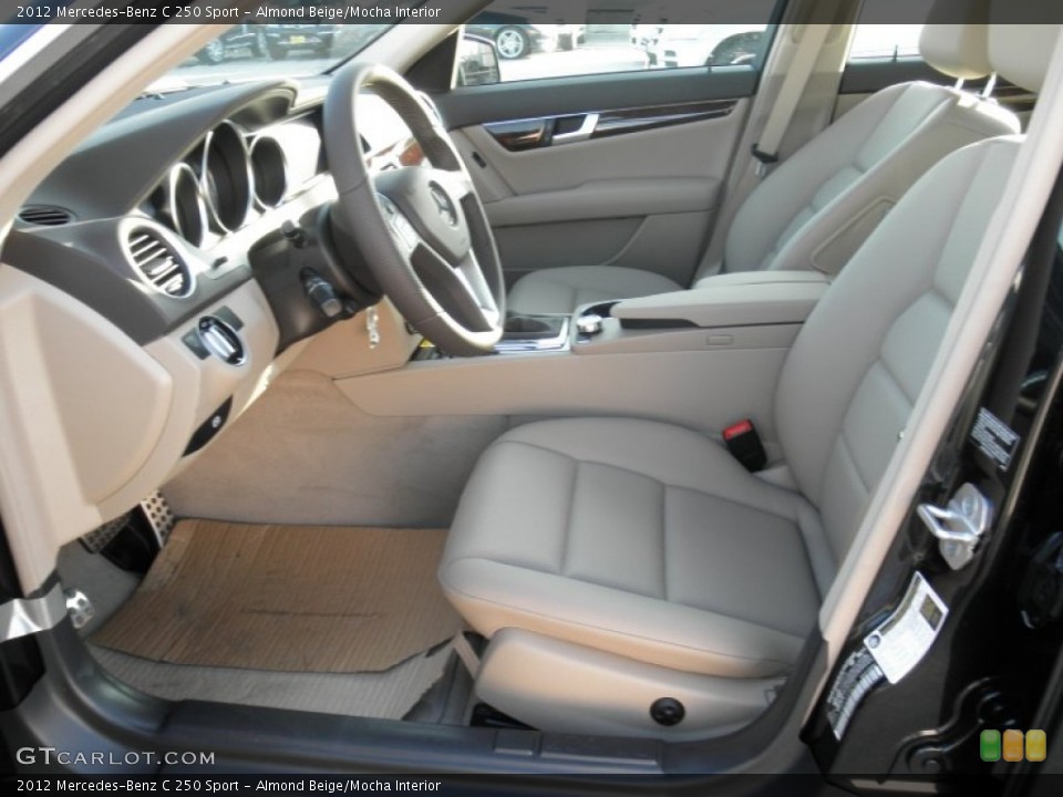 Almond Beige/Mocha Interior Photo for the 2012 Mercedes-Benz C 250 Sport #54648003